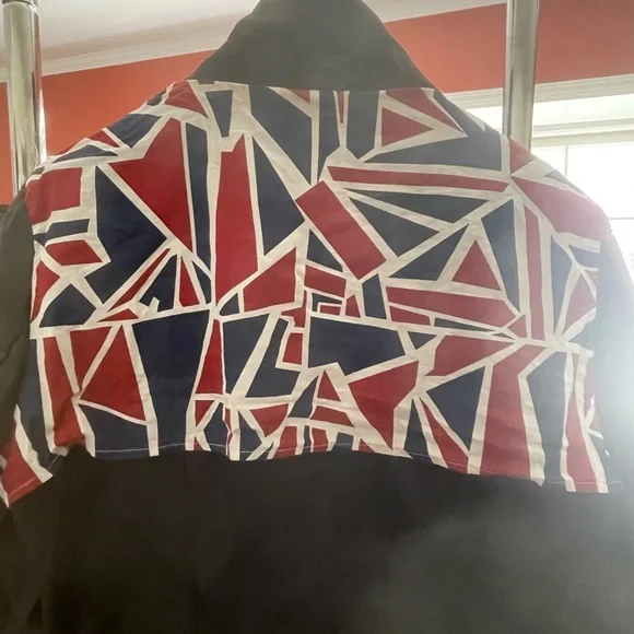 Women’s Black-BRITISH RACING INTERIOR MINI COOPER COAT. Two inside pockets - Picture 7 of 15